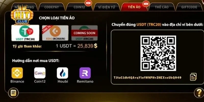 Những điều quan trọng anh em cần lưu ý khi nạp tiền Hitclub